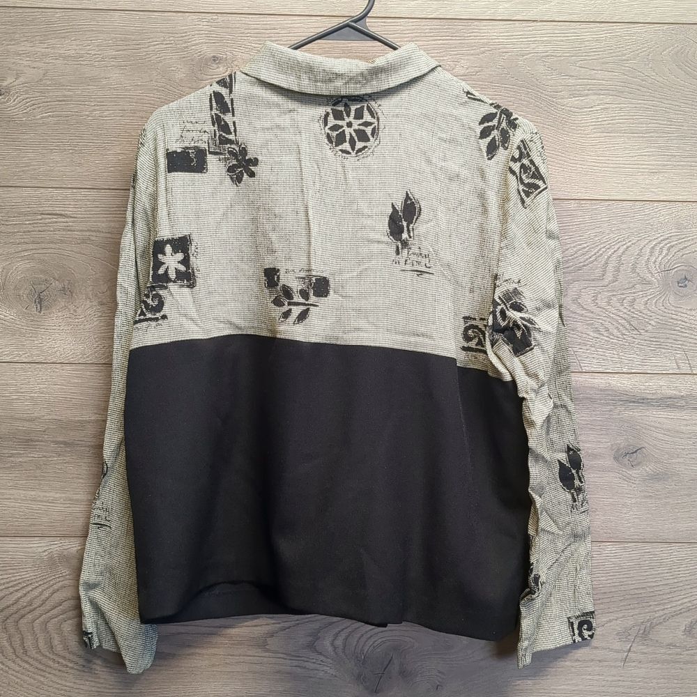 Dani Michaels Button Up Blouse Women's Size Large - image 5